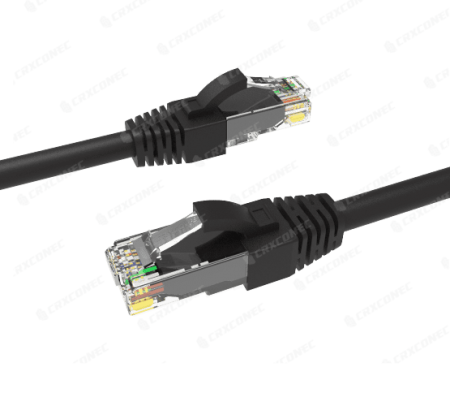 Kabel Sambungan Patch Cat.6 UTP PVC Tembaga 24 AWG Disenaraikan UL 2M Warna Hitam - Kord Tampalan UTP Cat.6 24 AWG Disenaraikan UL